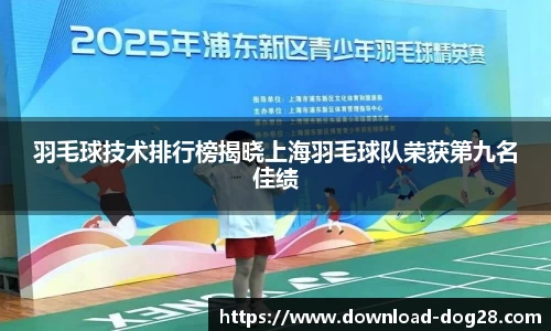 羽毛球技术排行榜揭晓上海羽毛球队荣获第九名佳绩
