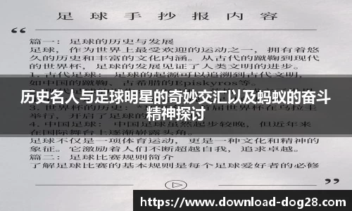 历史名人与足球明星的奇妙交汇以及蚂蚁的奋斗精神探讨